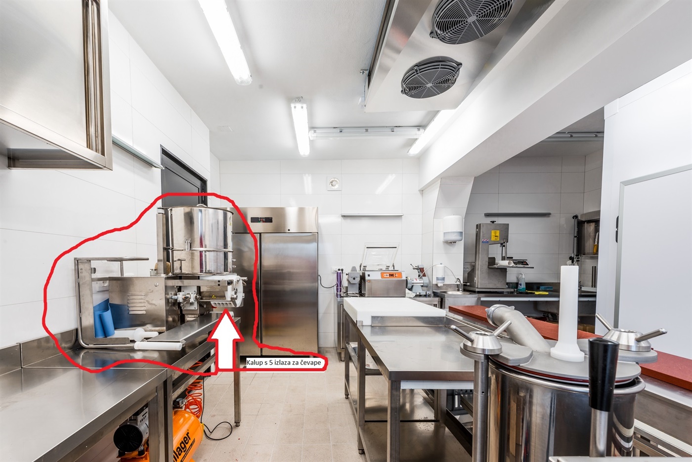 Mašina za izradu hamburgera i ćevapa do Ø 130 mm