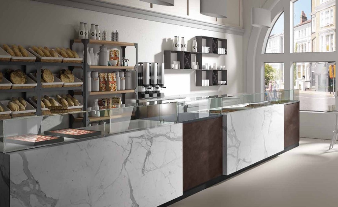 Kompletna pekarska oprema mramornog dizajna mod. TED8