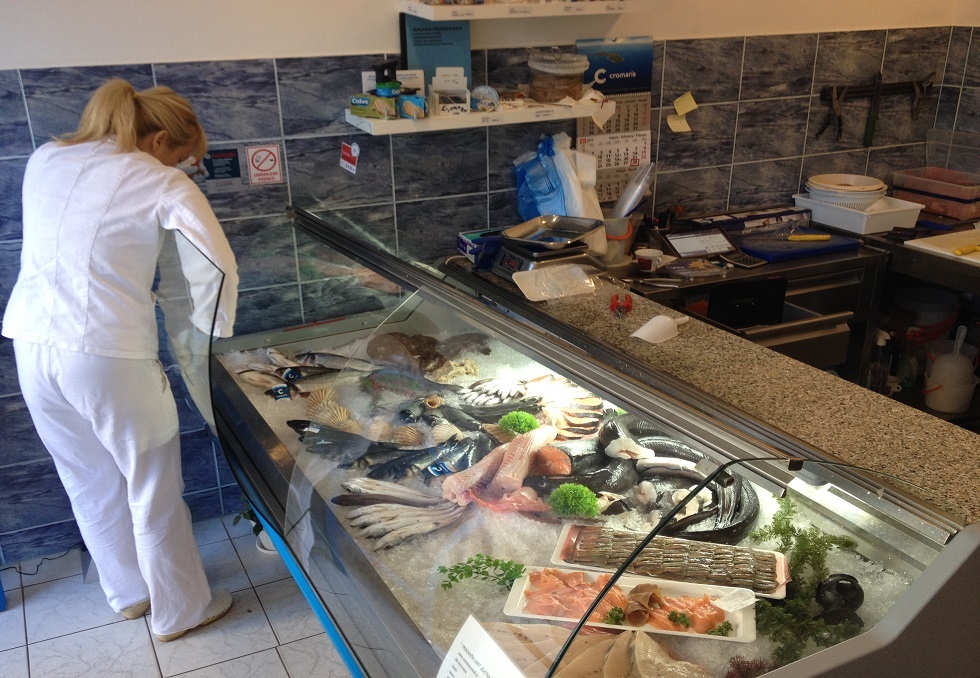 Rashladne vitrine za ribu, oprema za ribarnice 1