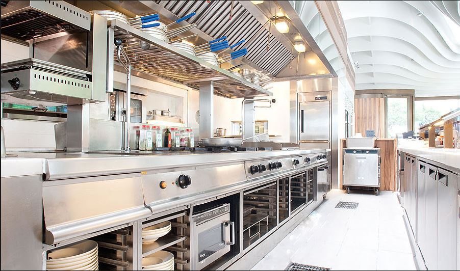 Kuhinjska oprema za riblji restoran 80 sjedećih mjesta