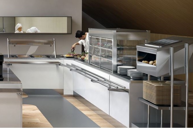 Oprema za samoposlužni restoran INOX BIJELI