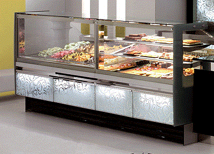 Rashladne vitrine za slastice i sladoled mod. Fluor